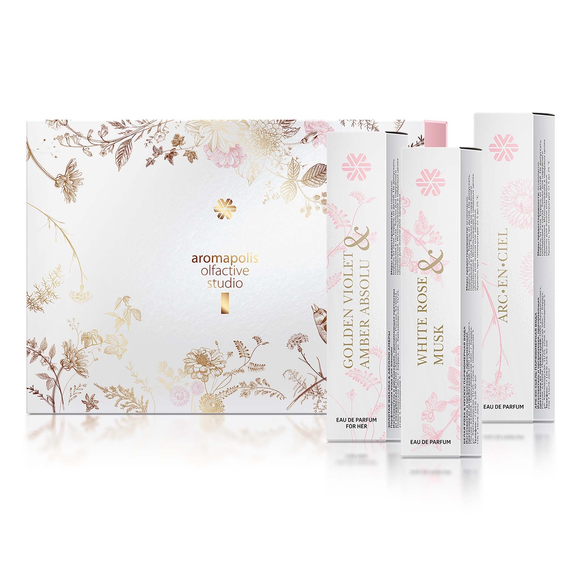 Aromapolis Olfactive Studio - «Абсолютті әйелдіктің құпиясы» таңдаулы хош иістерінің сыйлыққа арналған жиынтығы