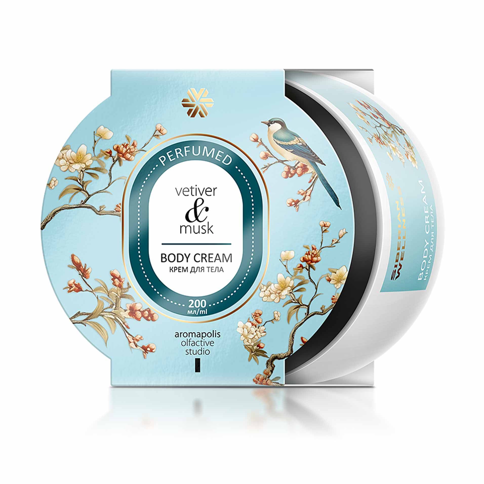 Aromapolis Olfactive Studio - Ветивер и мускус, парфюмированный крем для тела
