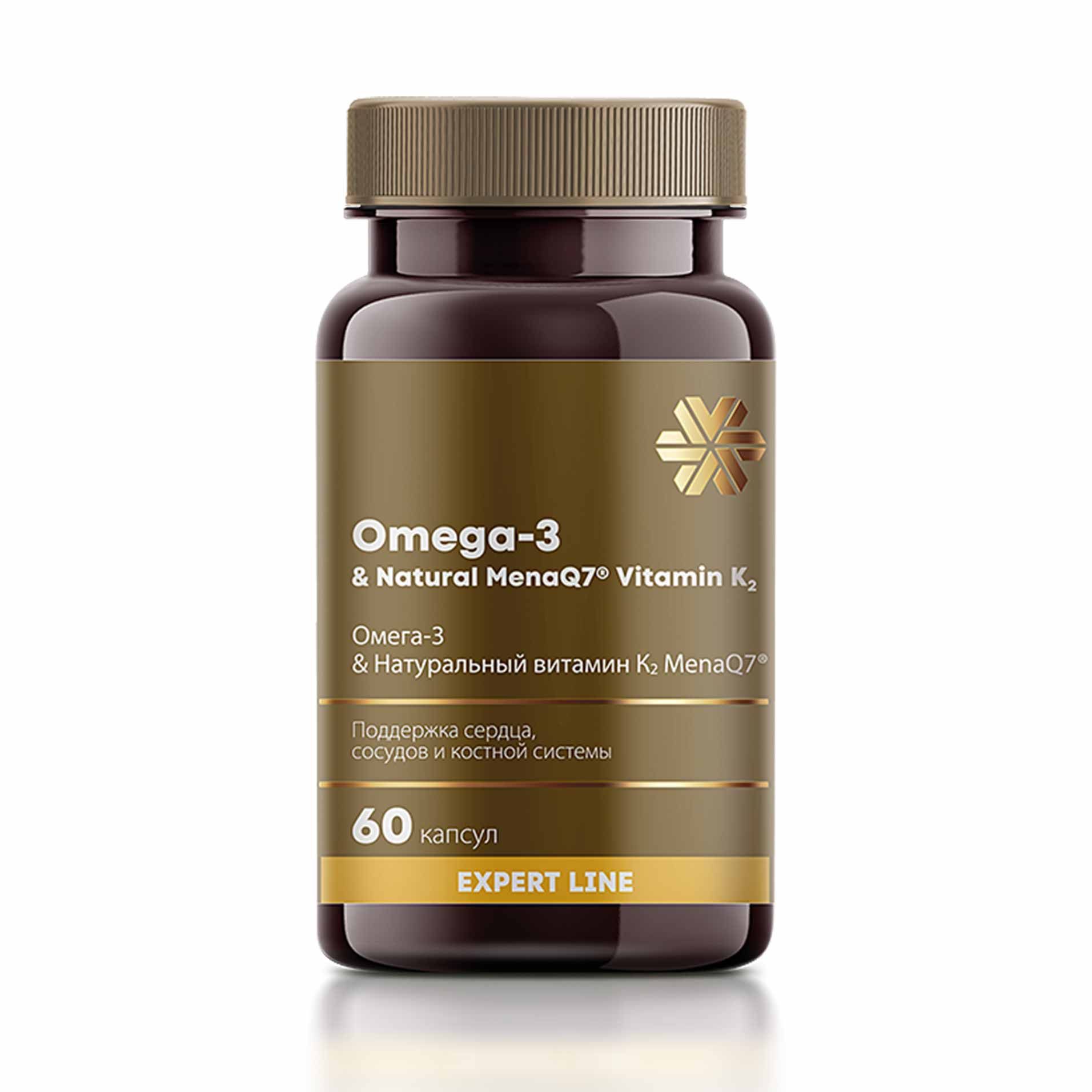 «Омега-3 & К2 Табиғи дәрімені MenaQ7®»